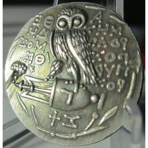 Athenian Tetradrachm Head of Athena and ΑΘΕ Owl, Very High Relief Antiqu…